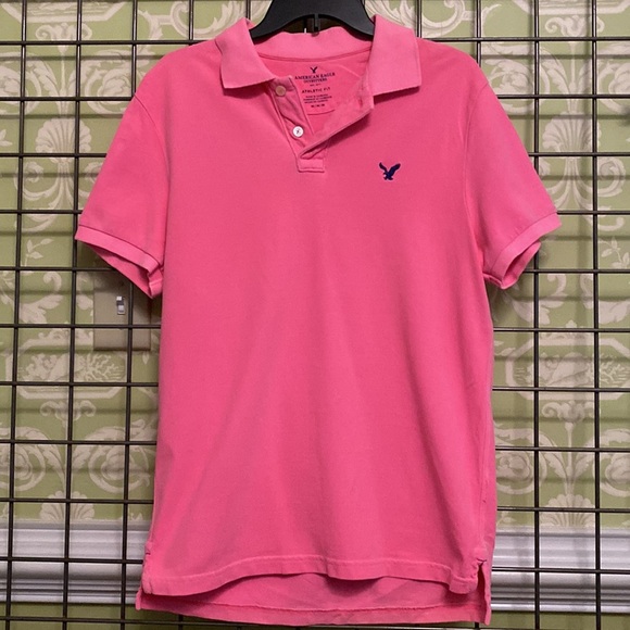 American Eagle Outfitters Other - Pink athletic fit polo shirt*